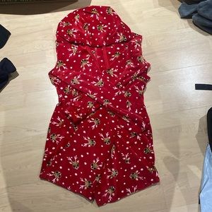 reindeer xmas onesie